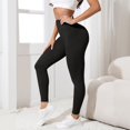 thumbnail image 5 of Leggings for Women JIANLAI Womens High Waist Seamless Full‑Length Leggings With Side Pockets, High Stretch Tummy Control Workout Pants,Textured Knit Breathable Non‑See‑Through Yoga Leggings, 5 of 7