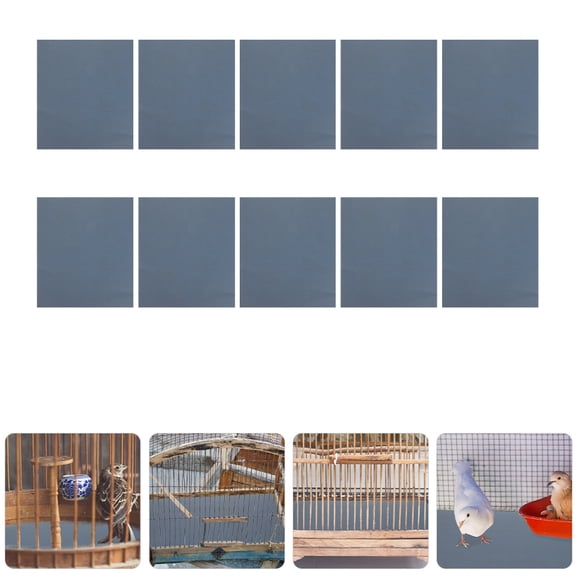 LULULION Cage Liner Bird Cage Liner Sky-blue 10 Sheets