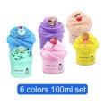 thumbnail image 1 of 6 colores Fruitcake Sludge Toys Seguridad No tóxico Stress Relief Toy para niños Niño, 1 of 8