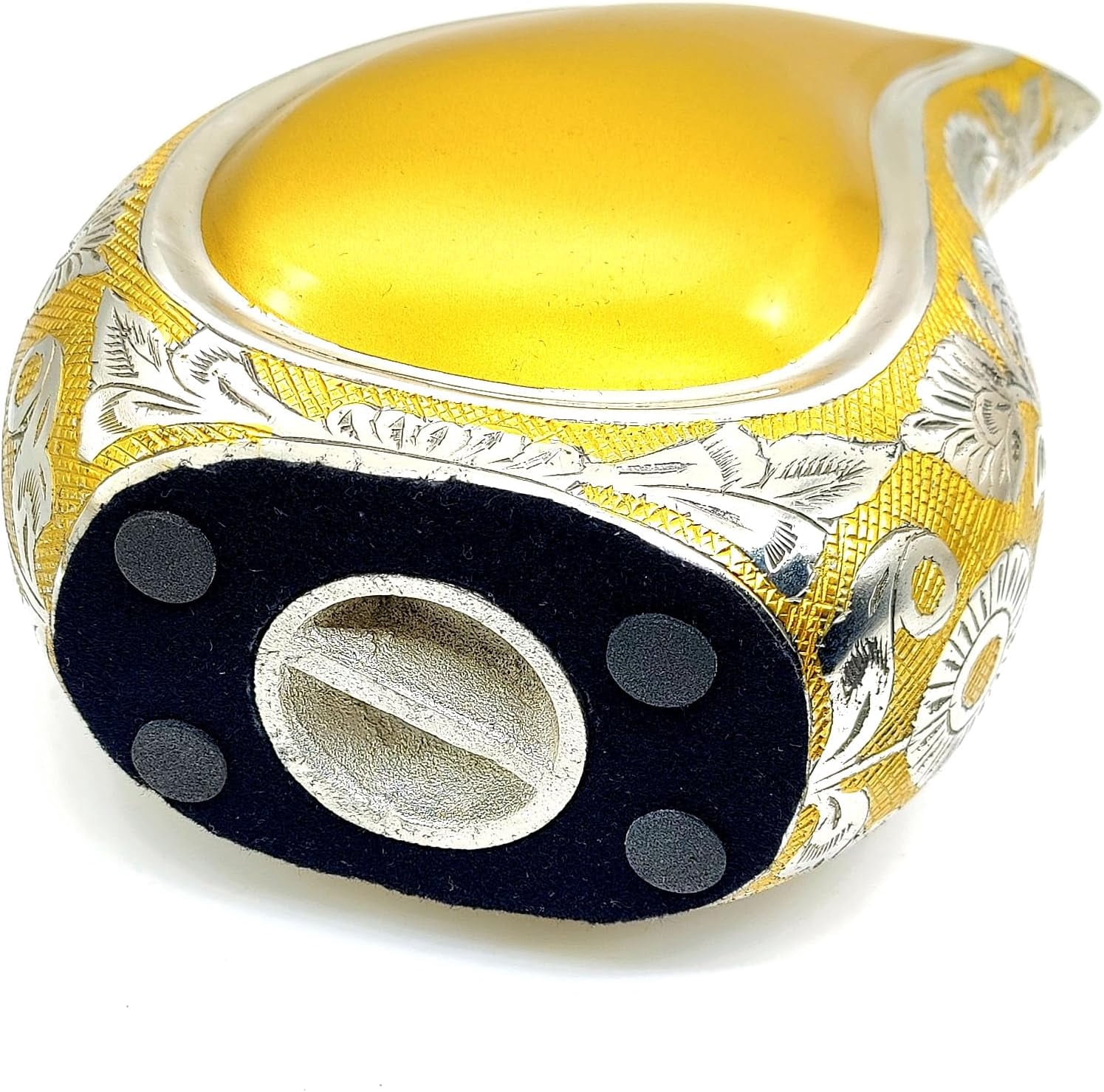 5MOONSUN5's Handcrafted TEARDROP Cremation Urn with hand engraved - Memorial URN for Human Ashes, Adult URN for Funeral, Burial, Columbarium or Home, Adult 200 Cubic Inches with Velvet Bag Gold