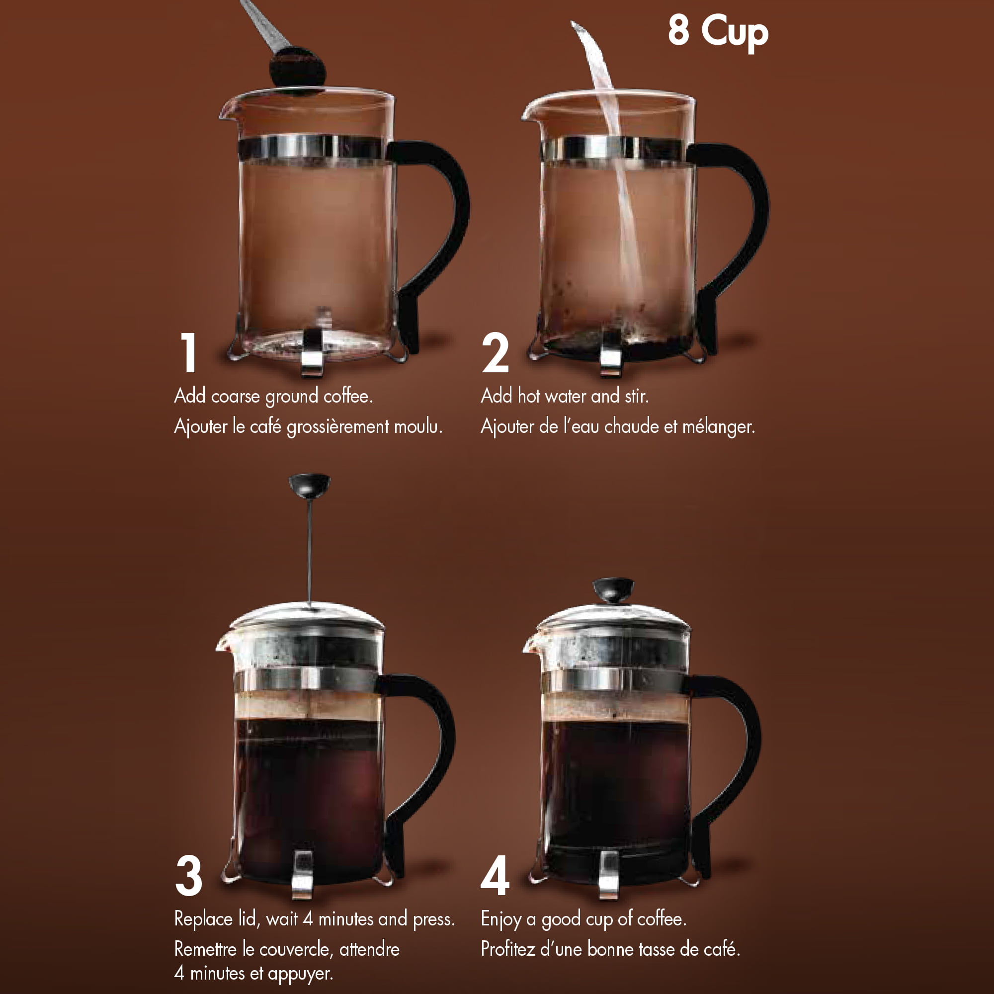 Primula Coffee Press, Classic, 8 Cup