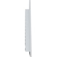thumbnail image 3 of Ekena Millwork 38"W x 25 3/8"H Right Triangle Gable Vent - Left Side (47 5/8"W x 31 7/8"H Frame Size) 8/12 Pitch Functional, PVC Gable Vent with 1" x 4" Flat Trim Frame, 3 of 14