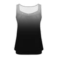 thumbnail image 4 of Bovemsi Women's Tanks & Camis Simple Small Ring Square Neck Vest Fashionable Casual Top Daily Commuting Black Camisole, 4 of 5