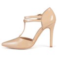 thumbnail image 3 of Journee Womens Tru Pointed Toe High Stiletto Pumps, Widths Available, 3 of 10