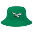 thumbnail image 2 of Men's New Era Kelly Green Philadelphia Eagles Main Bucket Hat, 2 of 4