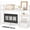 White, variant on Desk Shelf with Drawer, 41.3" Desktop Organizer Shelf, Desk Hutch for Computer Monitor Max 32", 3 Tier Desktop Display Rack, Wooden Desk Top Bookshelf Storage Rack for Home Office Dorm, White