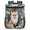 Multicolor 3, variant on Jiaoprinted Fall Pumpkins Maple Leaf Portable Leakproof Cooler Backpack, Pumpkin Thanksgiving Insulated Backpack Cooler for Picnic Camping
