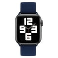 thumbnail image 3 of WFEAGL Stretchy Nylon Loop Band Apple Watch Band Sports Strap 38mm 40mm 41mm Dark Blue, 3 of 9