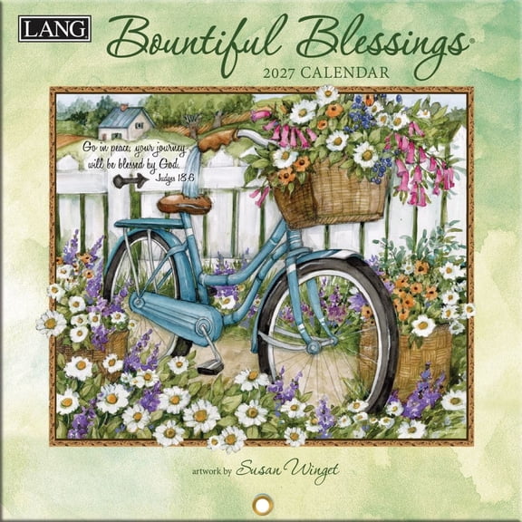 Lang Brands, Bountiful Blessings 2027 Mini Wall Calendar by Susan Winget