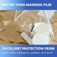 thumbnail image 6 of IDL Packaging 9" x 60 Yards Brown Masking Paper (6 Rolls) & 1.41" x 60 Yards Blue Tape (6 Rolls) & Manual Paper/Tape Dispenser (Built-in Blade) — Masking Set to Quickly Cover Surfaces, 6 of 7