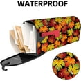 thumbnail image 5 of Fall Mailbox Cover 25.5x21 Inch, Autumn Maple Leaves Post Letter Box Covers, Harvest Thanksgiving Magnetic Waterproof Mail Wraps for Outdoor Yard Garden Large Oversized Mailbox Decor, 5 of 6