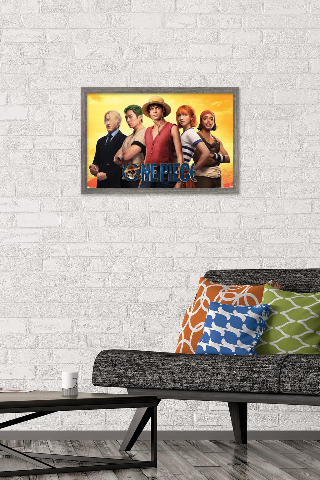 Netflix One Piece - Collage Wall Poster, 14.725" x 22.375" Framed