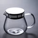 thumbnail image 3 of 2X Cafetera Resistente Al , Cafetera para Preparar una Mano, Cubierta de Acero, Cafetera para Compartir Transparente, Cafetera de Vidrio con Asa, 3 of 4