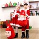 thumbnail image 5 of Disfraz de Papá Noel para niños, disfraz de Navidad para niños, conjunto de ropa de Navidad para bebés, pantalones, camisetas, sombrero, capa y cinturón para niños y niñas, 5 of 5