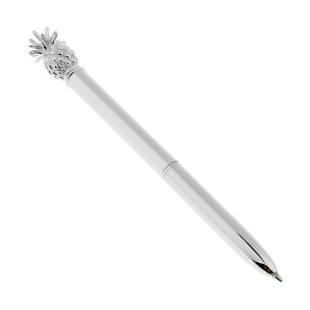 Lindo Bolígrafo con de 1 Mm, Bolígrafo de de , Bolígrafo de Escritura Estacionario plata Baoblaze Bolígrafo de piña