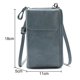 thumbnail image 2 of Bolsa de teléfono Cartera de hombro pequeña Cartera de viaje de cuero Ranura para tarjeta RFID Estuche de billetera Adepaton BST3000137-3, 2 of 5