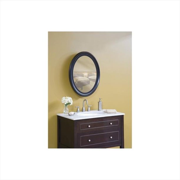 23 1 2 In X 29 In Recessed Or Surface Mount Mirrored Medicine Cabinet In Espresso Walmart Com Walmart Com