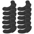thumbnail image 4 of Raindrops 8 Pairs Dumbbell Shake Proof Pad Rubber Absorbing Nonslip for Fitness Equipment Black, 4 of 8