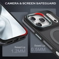 thumbnail image 3 of VENINGO Magnetic Phone Case for iPhone 18 Pro Max / 17 Pro Max Compatible with Mag-safe,Translucent Matte Shockproof Scratch Resistant iPhone 18 Pro Max Case / 17 Pro Max Case，Gray, 3 of 8
