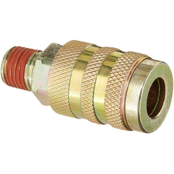 BOSTITCH IC-14M Industrial 1/4-Inch Series Coupler with 1/4-Inch NPT Male Thread