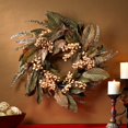 thumbnail image 2 of Nearly Natural 4681 24 Inch Feather And Berry Wreath, 2 of 2