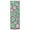 Abstract Pink Green Circles, variant on Haosy Plastic Flower Vase 11.8 inch Tall Clear Cylindrical Vases for Centerpieces Home Wedding Decor Colorful Palm Leaf
