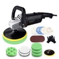 thumbnail image 1 of 1200W Rotary Car Polisher Random Orbital 3000RPM Car Polishing Machine With Variable Speed Buffer Sander Buffing Sanding Tool ,Easy to Use, 1 of 7