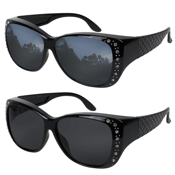 Gafas de Sol Yogo Vision UV400 Polarizadas para Mujeres que se Ponen sobre Lentes