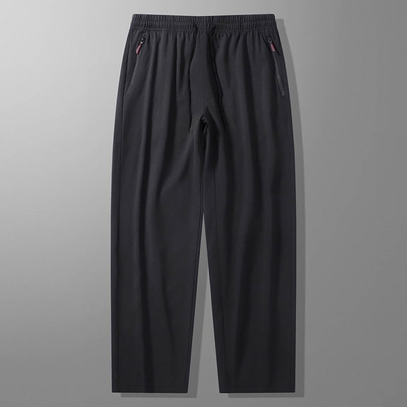 Dolkfu Pants Men Gym Athletic Sweatpants Running Drawstring Quick Dry Men Trousers XXL
