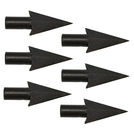 TIERPOP 6Pcs Arrow Tip Traditional Metal Arrow Archerys Arrowheads Outdoor Hunting Tip