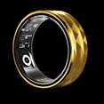 thumbnail image 4 of Anillo Inteligente R12M para Hombres y Mujeres, Frecuencia Cardíaca y Modo Multideporte, Anillo de Fitness IP68, Monitor de Sueño, Anillo Inteligente 22 21,8 mm Dorado, 4 of 5