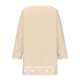 thumbnail image 4 of Kelon Long Sleeve Shirts for Women Cowl Neck Boho Tops Outfits Trendy Clothes 2026 Casual Summer Tshirt, XL, 4 of 7