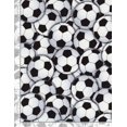 thumbnail image 2 of Timeless Treasures Sports Packed Soccer Balls White 100% Cotton Fabric by The Yard, 2 of 2