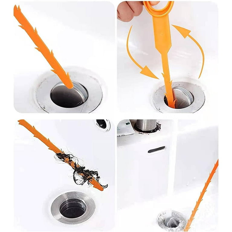 Drain Hair Clog Remover, Sink Snake, Drain Cleaner Sticks, Snake Drain To Drain  Hair Clog, Drain Hair Remover Tool For Sewer, Toilet, Kitchen Sink