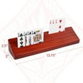 thumbnail image 5 of LotFancy Playing Card Holder for Kids Adults, Seniors, Large Wooden Hands Free Card Holder, 13.8" L, 5 of 7