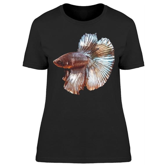 Gray Pearl Siam Betta Fish T-Shirt Women -Image by Shutterstock, Female Small