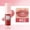 B, variant on Kokovifyves Sparkling Mirror Finish Lip Gloss Red Lip Oil Hydrating Lip Makeup 6ml