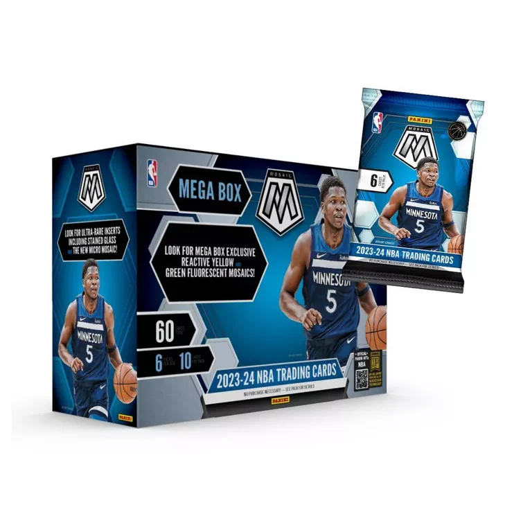 2023-24 Panini NBA Mosaic Basketball Trading Card Mega Box - Walmart.com