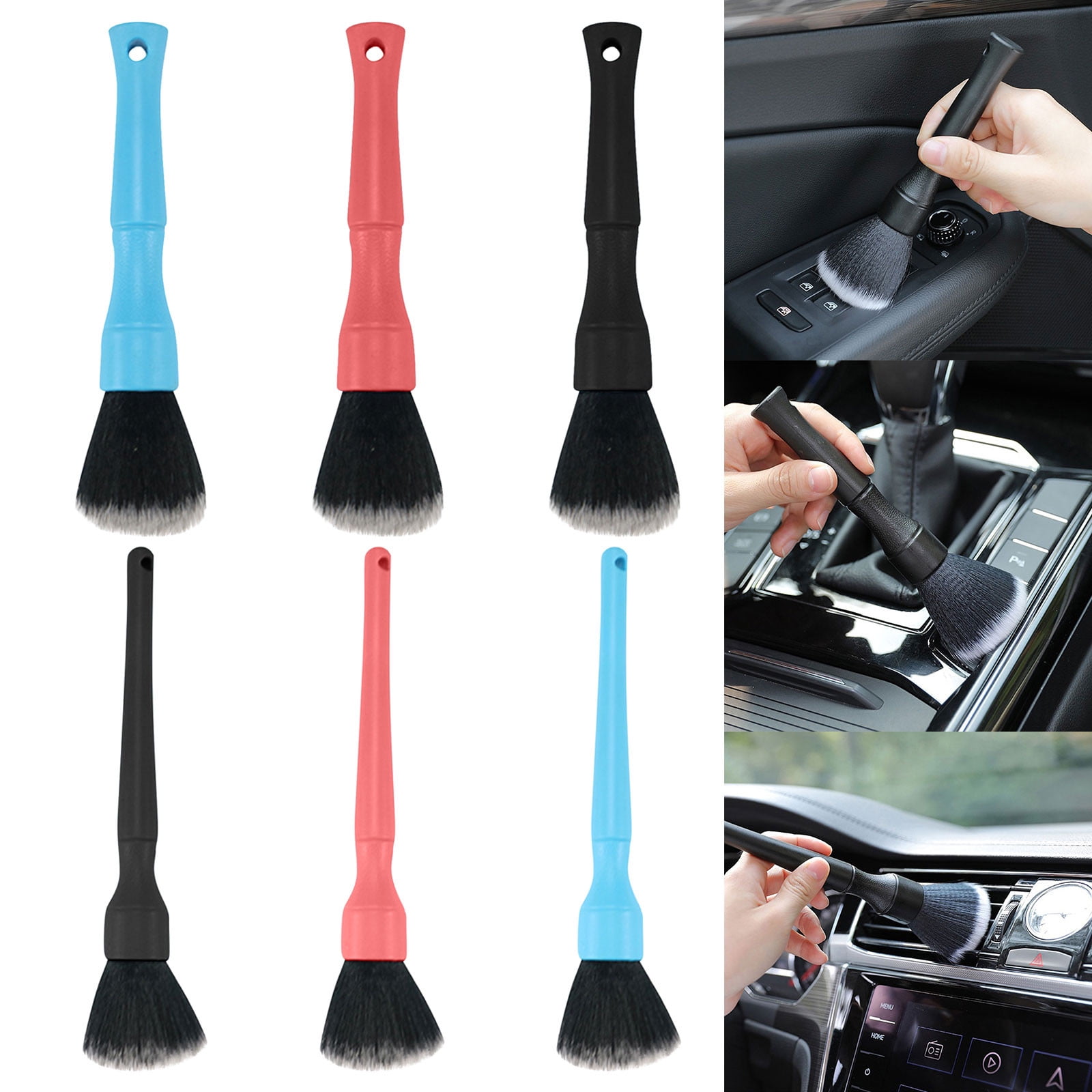 Gotyou Auto Detail Brush, Car Detailing Brush Interior Duster, Car