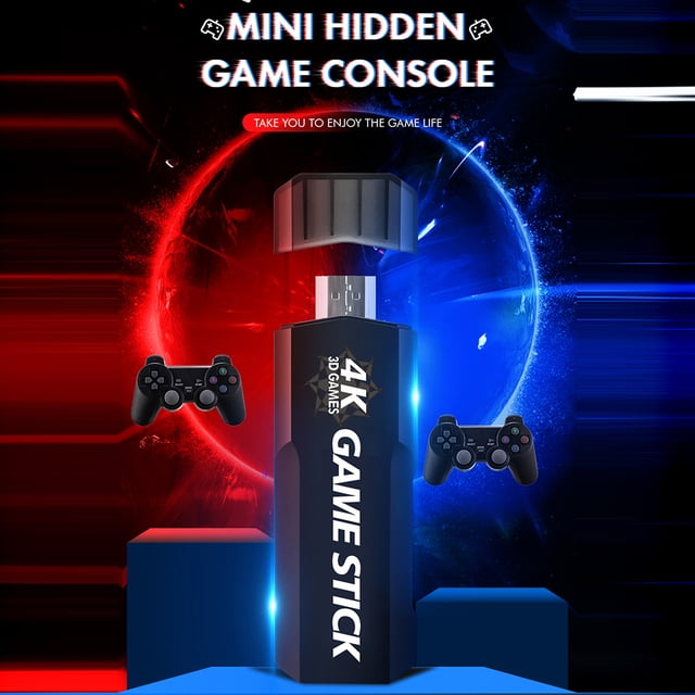 Video Game Stick 4K Consola 2.4G Controlador inalámbrico doble Accesorios para juegos Universal Accesorios Electrónicos