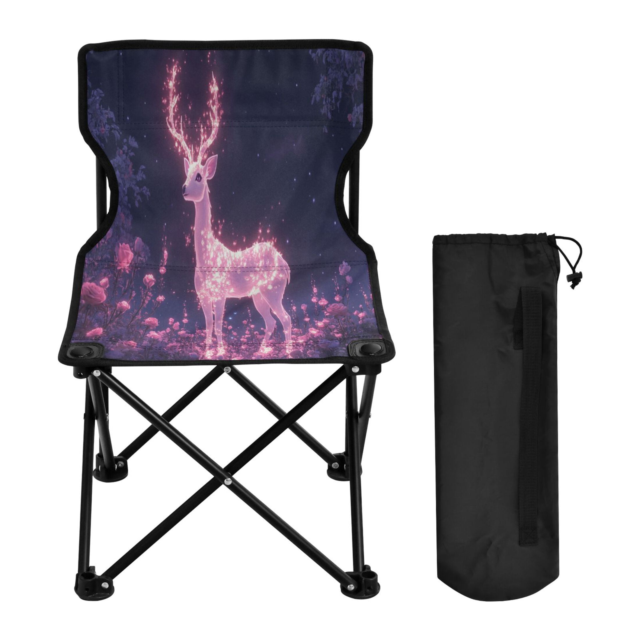 Cascade Mountain Tech Low Profile Camp Chair - Black, with