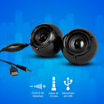 thumbnail image 5 of Vorago SPK-105 Bocinas para Computadora 2.0, 6W, Conector 3.5mm y USB, 5 of 5