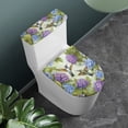 thumbnail image 2 of HELLHERO Toilet Bowl Cover for Stretch Elastic Fabric Fits All Toilet Shapes Easy Care Non-Slip Universal Dustproof Comfortable and Practical, 2 of 8