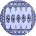 thumbnail image 1 of Ahgly Company Machine Washable Indoor Round Persian Blue Traditional Area Rugs, 8' Round, 1 of 4