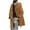 Gold, variant on KIHOUT Winter Warm Coats Men Winter Casual Solid Mid-length Wool Overcoat with Horn Buckles Windbreaker Hooded Coat,Size M-5XL