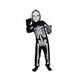 thumbnail image 3 of Skeleton Costume for Kids Toddler Teen,Halloween Skeleton Costume for Boys Girls with Gloves Mask 3-8 Years, 3 of 9