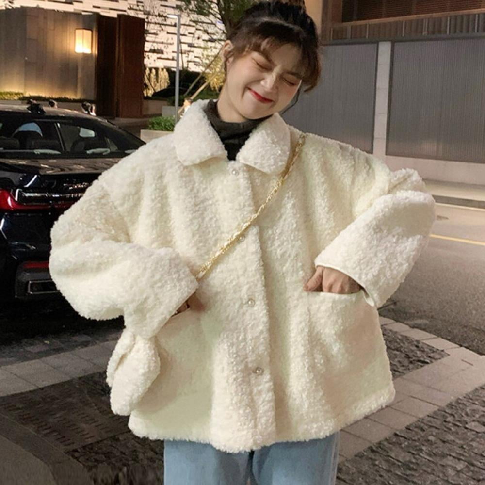 Autumn and Winter New Style Sweater Loose Imitation Fur Coat Casual for  Women