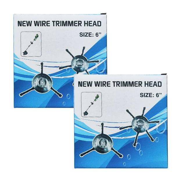 WHEANG Wire Trimmer Head 2025 New String Trimmer Replacement Head Wire Trimmer Head Removal Tool 6 Inch Wire Trimmer For Mower Tray