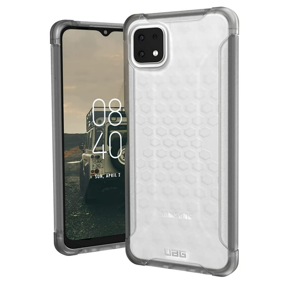 UAG Samsung Galaxy A22 5G (SM-A226B/DSN) Case [6.6-inch screen] Scout Rugged Sleek Shockproof Lightweight Military Drop Tested Protective Cover, Frosted Ice