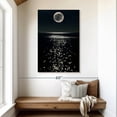 thumbnail image 2 of Elephant Stock Sea At Night Wall Art - Vertical Canvas Wall Art - Living Room Wall Decor - Beach Canvas - Black And Beige Decor - 32" x 48", 2 of 8